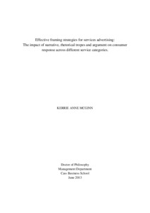 Phd thesis on advertising effectiveness